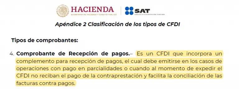 CFDI de Recepción de Pago