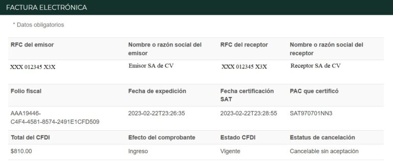 Comprobación de CFDI