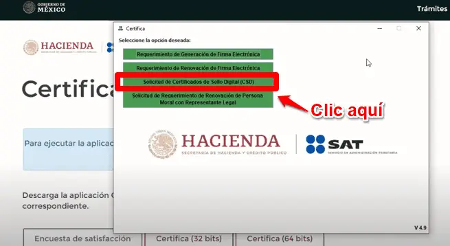 Ingresa a certifica para renovar sellos digitales 